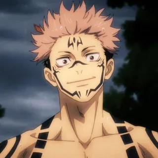 ✨ Ryomen Sukuna Jujutsu Kaisen anime, manga, demon, cursed, sorcerer telegram sticker