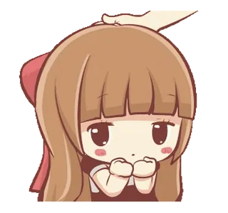 🍞 Чиби, Милый, Девушка, Мультфильм, Аниме, Манга, Каваий, Персонаж telegram sticker