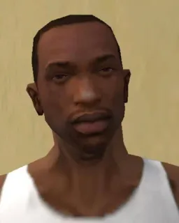 🌟 Carl Johnson Grand Theft Auto: San Andreas personage, videogame, gta, san andreas, carl johnson telegram sticker