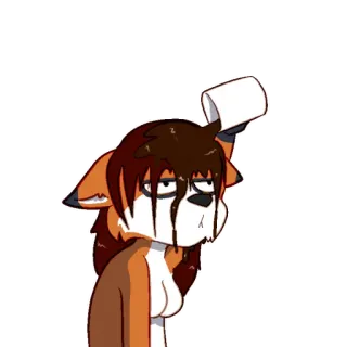 Fuzzy Fox (by Reyn) telegram stickers