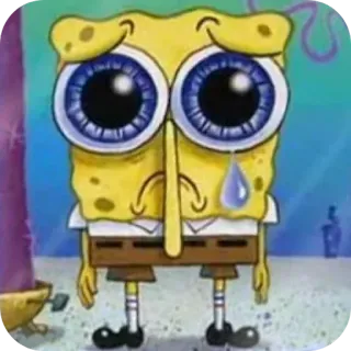 😭 Spongebob Squarepants Spongebob, Kartun, Sedih, Menangis, Karakter, Nickelodeon telegram sticker