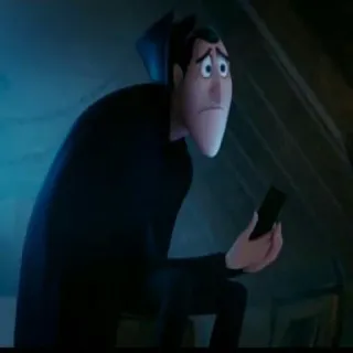 🕸 Dracula Hotel Transylvania kreskówka, wampir, Dracula, Hotel Transylwania, postać telegram sticker