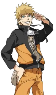 👋 Naruto Anime, Manga, Personaggio, Ninja, Sorridendo telegram sticker