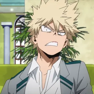 💥 Katsuki Bakugo My Hero Academia Anime, Kartun, Karakter, Manga, My Hero Academia, Bakugo whatsapp sticker