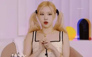 🌟 Rosé ロゼ, Blackpink, K-POP, 歌手, アイドル, セレブ whatsapp sticker