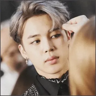 ⚫️ Jimin jimin, kpop, idol, bts, cantor, coreano, masculino telegram sticker