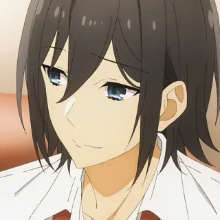 🖤 Izumi Miyamura Horimiya Anime, Horimiya, Izumi Miyamura, Personnage, Manga, École, Romance telegram sticker