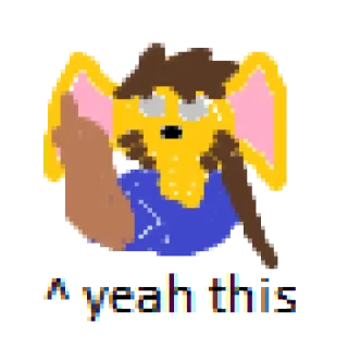 👆 A yeah this telegram sticker