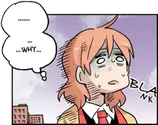 😦 ......
...WHY... dibujo animado, cómic, pregunta, por qué, triste, bocadillo telegram sticker