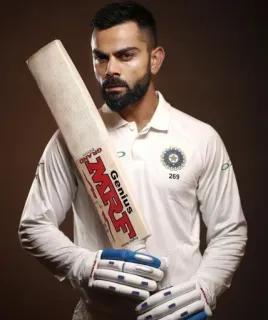 ❤️ Virat Kohli MRF Genius cricket, sports, athlete, indian cricketer, bat, Virat Kohli telegram sticker
