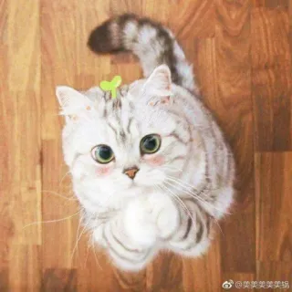 🙏 แมว, น่ารัก, ลูกแมว, สัตว์, สัตว์เลี้ยง telegram sticker