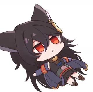 💀 Anime, Manga, Chibi, Słodkie, Kawaii, Kreskówka telegram sticker