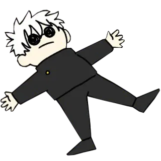 😐 Gojo Satoru Jujutsu Kaisen Anime, Manga, Gojo, Jujutsu Kaisen, Cartoon telegram sticker