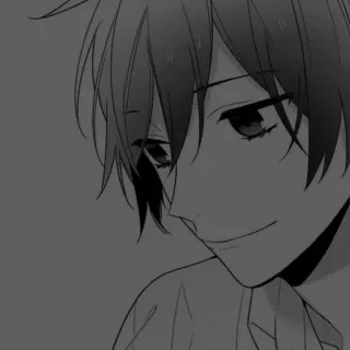 🪡 Anime, Manga, Potret, Skala Abu-abu, Seni, Karakter telegram sticker