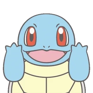 💬 Squirtle Squirtle, Pokémon, cartoon, animal, turtle telegram sticker