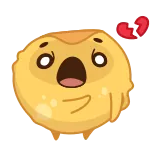 💔 漫画, 感情, 愛, 悲しみ, 失恋, ドーナツ telegram sticker