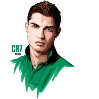 🇵🇹 Cristiano Ronaldo CR7 Fußball, Fußball, CR7, Cristiano Ronaldo, Sportler, Sport telegram sticker