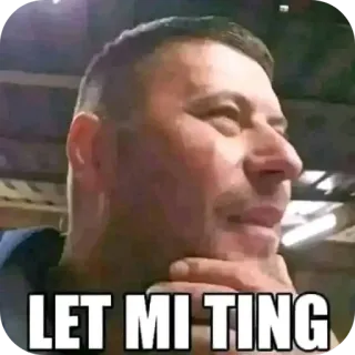 👍 LET MI TING telegram sticker