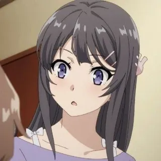 🌸 Mai Sakurajima Rascal Does Not Dream of Bunny Girl Senpai anime, girl, cute, sakurajima, mai, bunny girl senpai telegram sticker