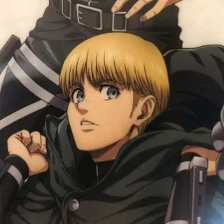 🐤 Armin Arlert Attack on Titan Anime, Charakter, Armin Arlert, Attack on Titan telegram sticker
