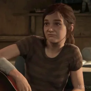 🪶 Ellie Williams The Last of Us видеоигра, персонаж, зомби, апокалипсис telegram sticker