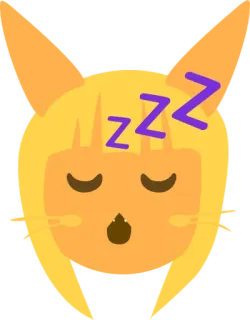 😴 zzz sommeil, zzz, dessin animé, fatigué, sieste telegram sticker