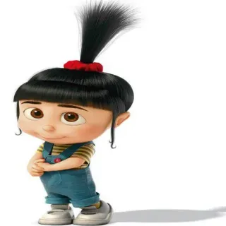 ✳️ Agnes Despicable Me cartoon, girl, character, agnes, despicable me telegram sticker