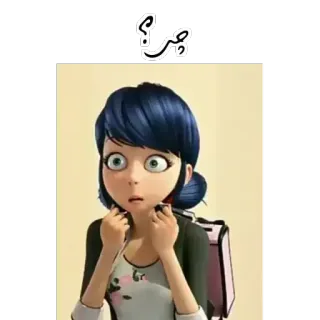 😳 Marinette Dupain-Cheng Miraculous: Tales of Ladybug & Cat Noir چرا؟ Dibujos animados, Anime, Mariquita, Marinette, Miraculous telegram sticker