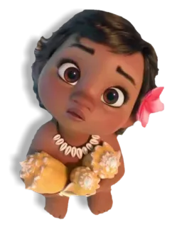 🙎 Moana Baby, süß, Disney, Cartoon, Film whatsapp sticker