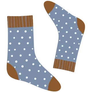 👢 meias, bolinhas, roupa, calçado, acessório telegram sticker