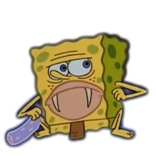 😐 SpongeBob SquarePants SpongeBob, Cartoon, lustig, Figur, Schwamm whatsapp sticker