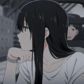 💘 Anime, Ragazza, Manga, Cartone animato whatsapp sticker