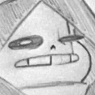 😕 Sans Undertale skeleton, fanart, undertale, sans, smirk telegram sticker
