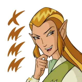 🤔 XOXO hoạt hình, nhân vật, elf, xoxo, tình yêu telegram sticker