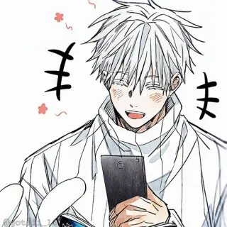 💠 Gojo Satoru Jujutsu Kaisen Anime, Manga, Gojo, Jujutsu Kaisen, Personaje, Fanart whatsapp sticker