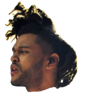 😕 The Weeknd The Weeknd, Musiker, Sänger, Porträt whatsapp sticker