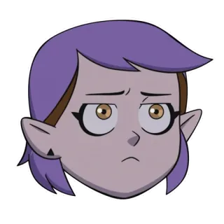 😒 Amity Blight The Owl House cartoon, animated, character, The Owl House, Amity Blight telegram sticker