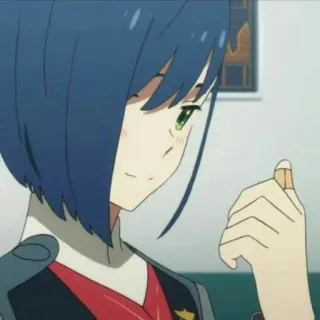 ✨ Ichigo Darling in the Franxx 动漫, 草莓, Darling in the Franxx, 卡通, 女性角色 telegram sticker