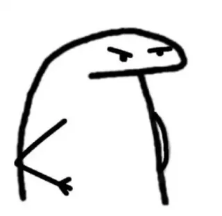 😡 monigote, enojado, meme, dibujo, dibujos animados, personaje whatsapp sticker