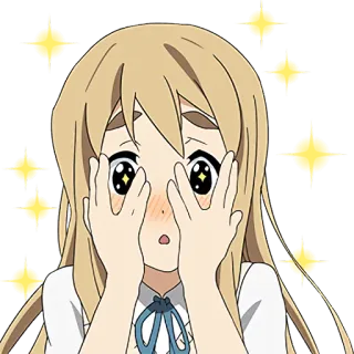 😍 anime, girl, sparkles, cute, cartoon telegram sticker