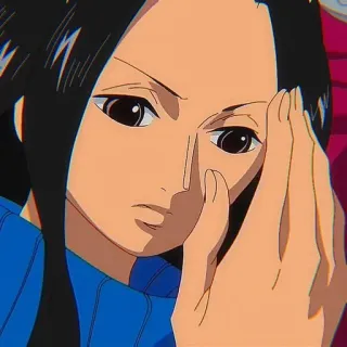 📚 Nico Robin One Piece anime, one piece, nico robin, character, woman whatsapp sticker