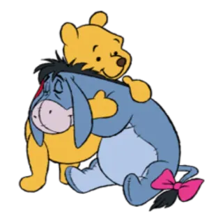 Винни Пух telegram stickers