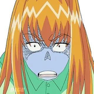 😨 Anime, Hoạt hình, Tức giận, Biểu cảm, Nhân vật telegram sticker
