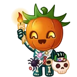 🎁 Jack-o'-lantern whatsapp sticker