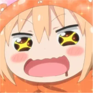 😍 Umaru Doma Himouto! Umaru-chan Anime, Manga, Lucu, Senang, Hoodie, Chibi whatsapp sticker
