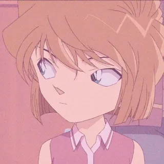 🌷 Ai Haibara Detective Conan anime, cartoon, girl, haibara ai, detective conan, manga telegram sticker