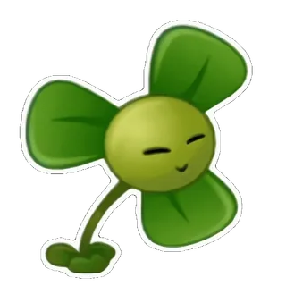 💨 planta, pegatina, personaje, lindo, naturaleza, verde whatsapp sticker