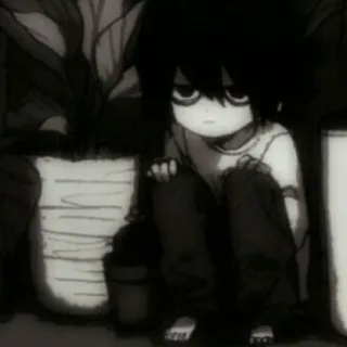 😕 L Lawliet Death Note L Lawliet, Death Note, Anime, Dessin animé, Détective, Manga, Fanart telegram sticker