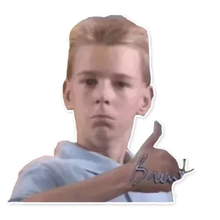 👍 Bruh Meme, Daumen hoch, Junge, Bruh telegram sticker