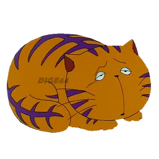 🐱 猫, 漫画, 動物, ペット, 面白い, イラスト telegram sticker